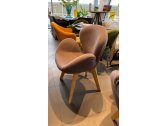 Кресло с обивкой Beon Swan Wood Legs (Arne Jacobsen) A062 дерево, кашемир натуральный, серо-коричневый Фото 4