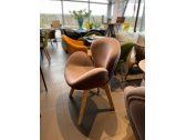 Кресло с обивкой Beon Swan Wood Legs (Arne Jacobsen) A062 дерево, кашемир натуральный, серо-коричневый Фото 5