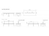 Стол ламинированный с перегородкой PEDRALI Rizz Workstation алюминий, компакт-ламинат HPL, ткань зеленый Фото 2