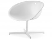 Кресло вращающееся пластиковое PEDRALI Gliss Lounge  алюминий, сталь, технополимер белый Фото 6