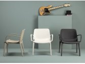 Кресло пластиковое Scab Design Ginevra Lounge стеклопластик тортора Фото 8