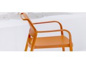 Кресло пластиковое PEDRALI Ara Lounge стеклопластик оранжевый Фото 7