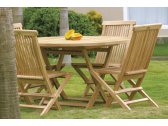 Стул деревянный складной Giardino Di Legno Classica Bristol тик Фото 12