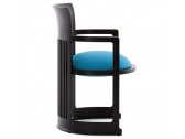 Кресло дизайнерское Cassina 606 Barrel вишня, ткань Фото 3