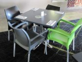 Кресло пластиковое Siesta Contract Dolce алюминий, полипропилен светло-зеленый Фото 6