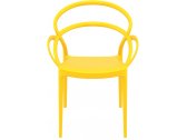 Кресло пластиковое Siesta Contract Mila стеклопластик желтый Фото 5