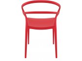 Кресло пластиковое Siesta Contract Mila стеклопластик красный Фото 8