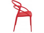 Кресло пластиковое Siesta Contract Pia стеклопластик красный Фото 8